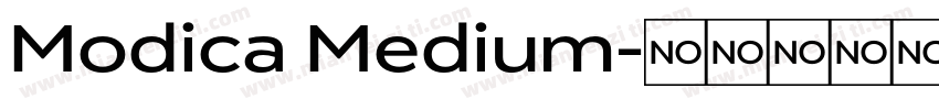 Modica Medium字体转换